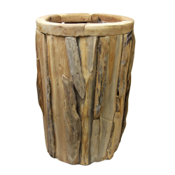 Donica Wazon z drewna tekowego XL 60cm